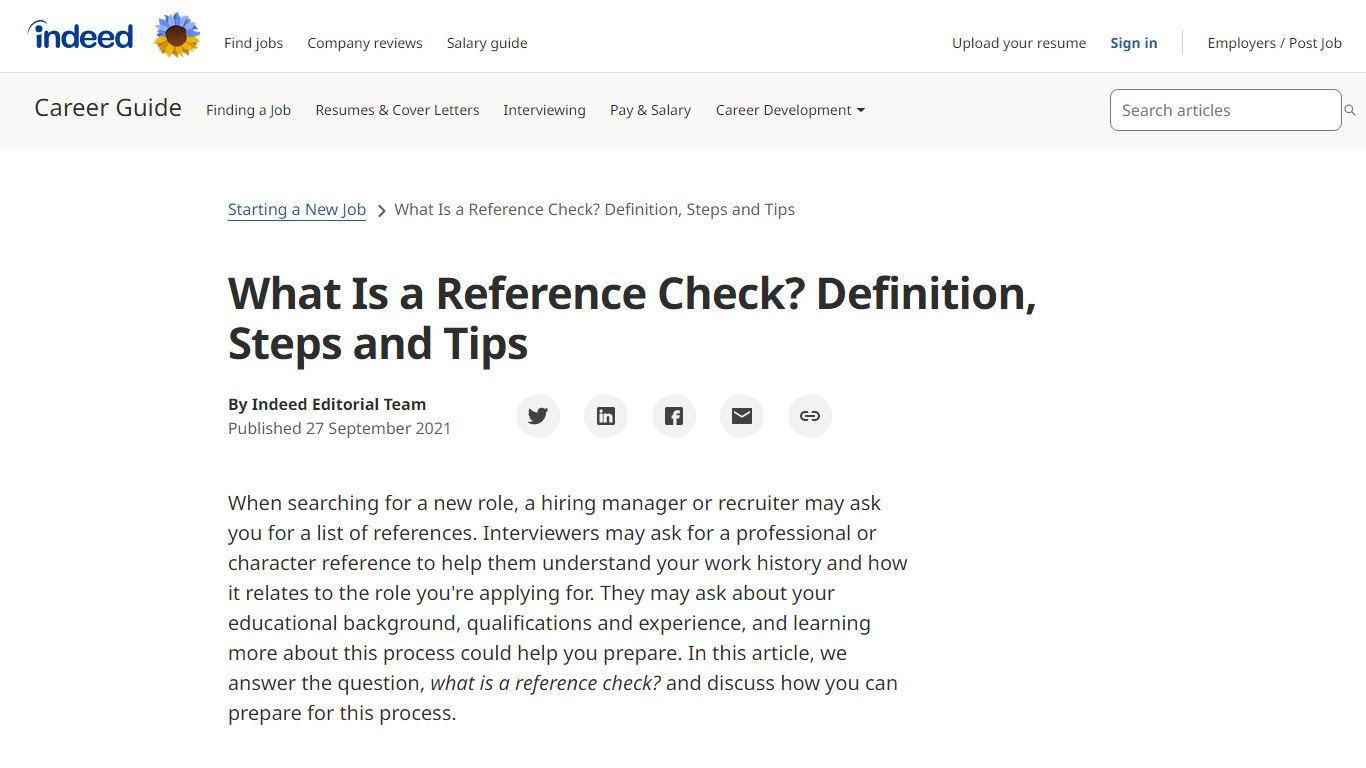 What Is a Reference Check? Definition, Steps and Tips